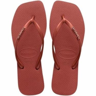 Imagem de CHINELO DEDO HAVAIANAS SLIM SQUARE LOGO METALLIC-Feminino