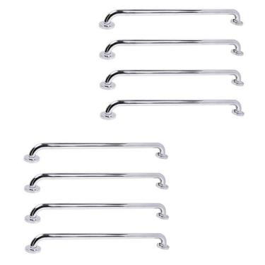 Imagem de Barra de Apoio 70cm Inox Kit 8 Unidades Criança Idoso Gestante Deficie