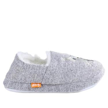 Imagem de Pantufa Infantil Menina Stuf Sp0052 Cinza, 27/28