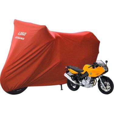 Imagem de Capa Para Moto BMW F 800 S De Tecido Helanca Lycra - Mz, Vermelha