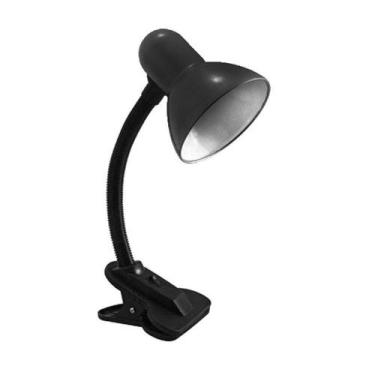 Imagem de Luminária De Mesa Articulável Garra Presilha Bivolt Preta - Bc Bora Co