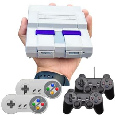 Imagem de Mini Super Nintendo com 130 mil jogos 4 controles - Super 3D Games [video game]