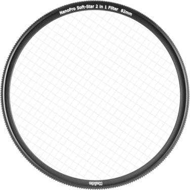 Imagem de Haida 82 mm Nanopro Soft Star Screw-in 2 em 1 filtro de vidro óptico estrela de 4 pontos + foco macio HD4809