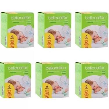 Imagem de KIT 6 Absorventes Para Seios Bellacotton Leve 30 Pague 24 Unidades Cad
