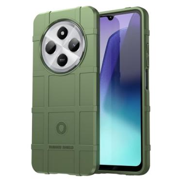 Imagem de Zoeirc Capa para Redmi 14C, para Redmi 14R/Poco C75 2411DRN47C, capa de TPU resistente à prova de choque de grau militar e capa de proteção de lente de câmera para celular Xiaomi Redmi 14C verde