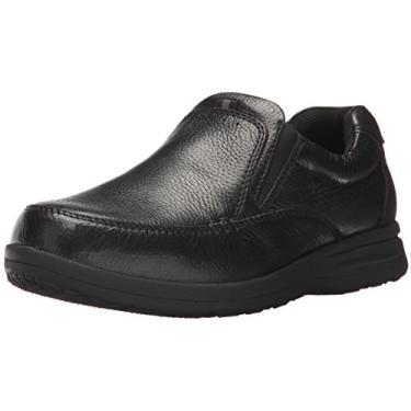 Imagem de Nunn Bush Mocassim masculino sem cadarço, leve, confortável, casual, Preto, 8.5 Wide