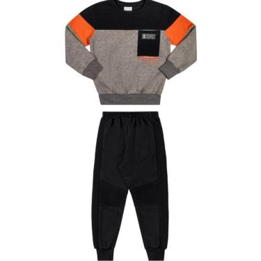 Imagem de Conjunto Infantil Menino Inverno Moletom E Calça Cannes  Tam 2 a 8 - Angerô-Masculino