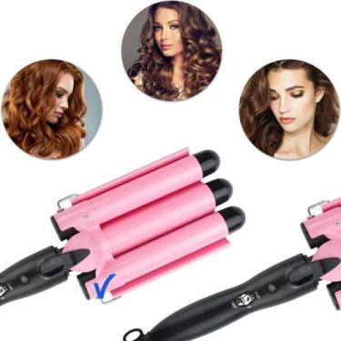 Imagem de Modelador Profissional Cachos Triondas Ondulador Cacheador - BC BORA C