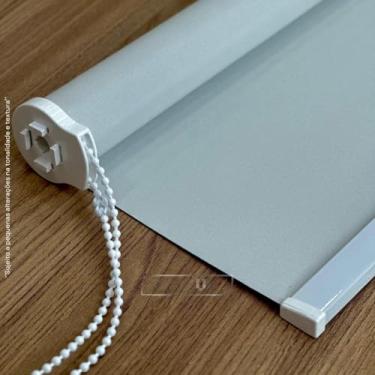 Imagem de Cortina Persiana Rolo Blackout Largura 0,70 x Altura 1,60 Pronto para Instalar (Palha)