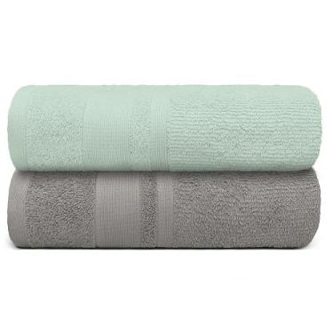 Imagem de Kit 2 Toalha Banhão Master 90x160 Gigante 100% Algodão Gramatura 550 -