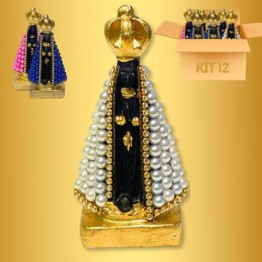 Imagem de Imagem Nossa Senhora Aparecida Kit 12 Atacado Lembrancinha - Europio, 