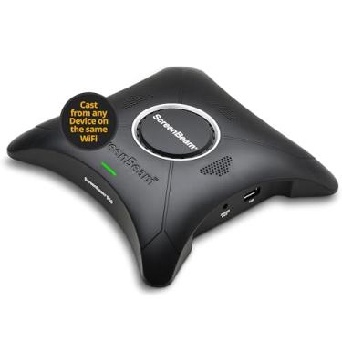 Imagem de ScreenBeam Receptor de tela sem fio 960 – Espelhamento de tela nativa, suporta dispositivos Windows/Android/Apple, suporta Miracast, receptor conecta-se à tela ou projetor através de cabo USB/HDMI