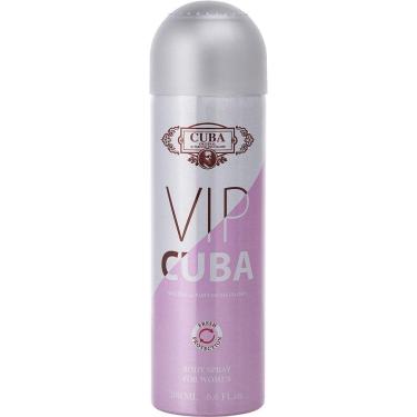 Imagem de Água De Cheiro Feminino Cuba Vip Spray Corporal 200 Ml