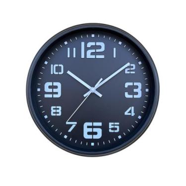 Imagem de Relógio de Parede Decorativo Moderno 30cm Silencioso Grande Decoração 