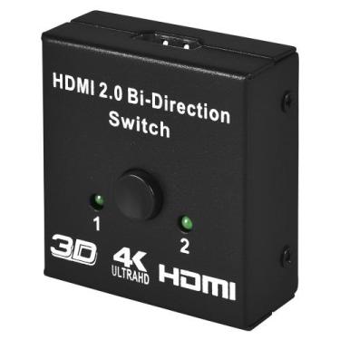 Imagem de Divisor HDMI Evus C-081 4K Femea x Femea 2 Saidas 1 Entrada