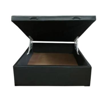 Imagem de Cama Box Baú Casal Blindado /Reforçado 1,38 X 1,88 - 43Cm De Altura Total