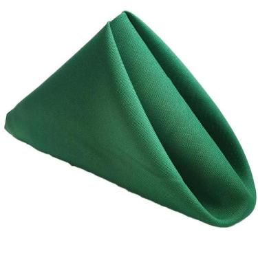 Imagem de Kit Guardanapo de Boca de Tecido Mesa Posta 6 pç Oxford Liso Verde - M