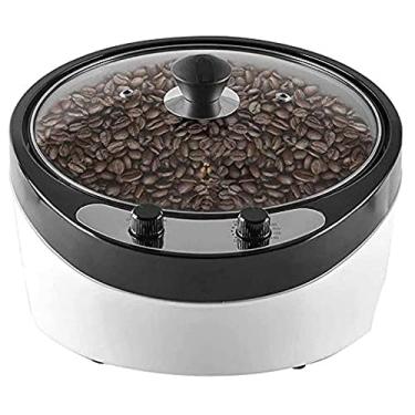Imagem de Torradeira de grãos de café 1800W com ajuste de temperatura design chanfrado de alta capacidade torrador de café e cereais máquina de café doméstica