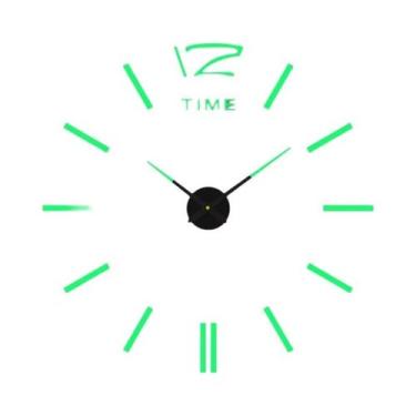 Imagem de Relógio de Parede Moderno 3D DIY - Quartzo, Acrílico e Espelho - Decor