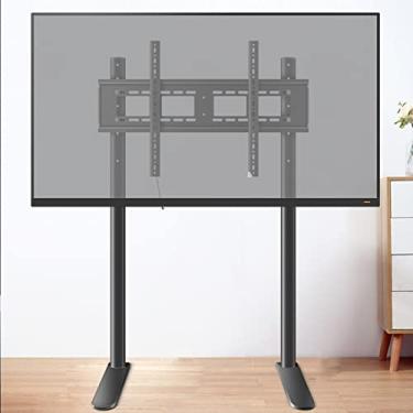 Imagem de WYUYIWH Suporte universal para TV, base universal para TV, suporte de TV de chão ajustável em altura para TVs de 55 a 100 polegadas, perfeito para canto e quarto