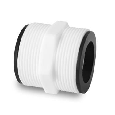 Imagem de Lyreh Adaptador de mangueira de piscina, 1,5" conector de mangueira dividida para piscina com juntas acessórios para mangueira de aspiração de piscina compatível com piscinas enterradas Intex e