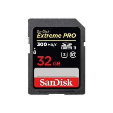 Imagem de SanDisk Cartão de memória 32GB Extreme PRO SDHC UHS-II - C10, U3, V90, 8K, 4K, vídeo Full HD, cartão SD - SDSDXDK-032G-GN4IN