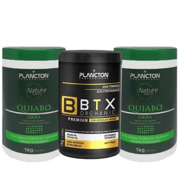 Imagem de 1 Btx Premium 1kg + 2 Máscaras Quiabo 1kg - PLANCTON