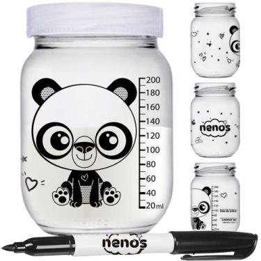Imagem de 12 Potes Vidro Armazenar Leite Materno, Papinha (267.PANDA) - NENOS