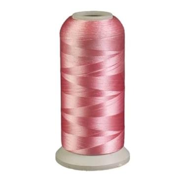 Imagem de Linha De Poliester Máquina De Bordar 4000m Rosa