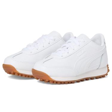 Imagem de PUMA Tênis infantil unissex Easy Rider (criança pequena), Puma Branco/Marfim fosco, 15