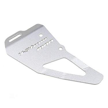 Imagem de Acc-Creativity Tampa da bomba de freio do freio mestre do freio traseiro da motocicleta compatível com SUZUKI DL1000 V-Strom 1000 2015-2019 (prata)