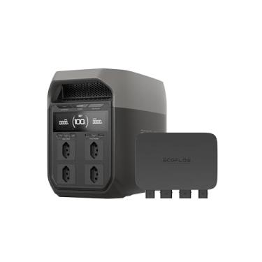 Imagem de EF ECOFLOW - Estação de Energia Portátil Delta 3, com Carregador Alternador de 800 W, Carregador Rápido DC-DC 3 em 1, Recarregador de Bateria e Auxiliar de Partida 8 Vezes Mais Rápido que Carregadores
