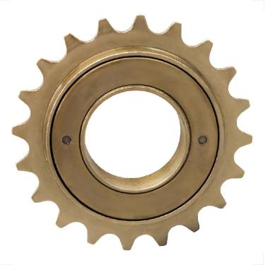 Imagem de Catraca Roda Livre Coroa Esferada Dourada Bike Mtb 20 Dentes Bicicleta Monark Tropical Caloi Beach