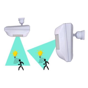 Imagem de Sensor Iluminação Presença p/ Parede ou Teto Acende Apaga Luz - HLG