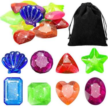 Imagem de Brinquedos de banho Diving Gems Zhanmai, 16 unidades para crianças, jo