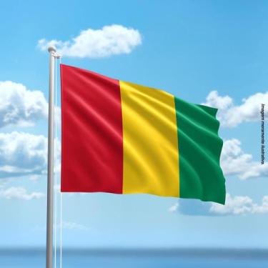 Imagem de Bandeira da Guiné 80cmx140cm Tecido Oxford 100% Poliéster - Presente-B