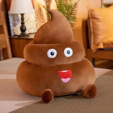 Imagem de Brinquedo De Pelúcia Fofo E Engraçado De Cocô, Boneca Macia Com Rosto 