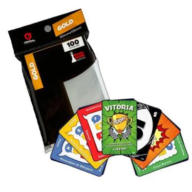 Imagem de Protetor de Carta 80x120mm Gold Jogo Uestop Clássico e Turma da Monica