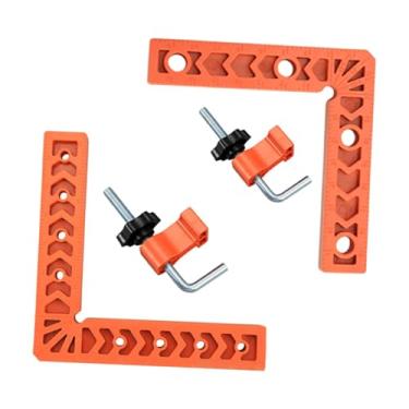 Imagem de Bothyi 2 peças de grampo de canto para marcenaria, ferramenta de posicionamento em ângulo reto de 90 graus, esquadro de posicionamento, localizador de canto, Xl