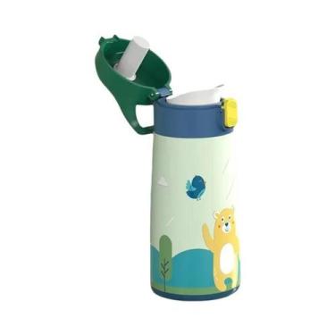 Imagem de Garrafa Térmica Infantil De Aço Inoxidável Com Parede Dupla De 350ml 5