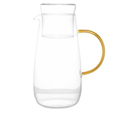 Imagem de Jarra Fun Moringa com Copo (1,3 Litros) - Wolff, Alça Amarela