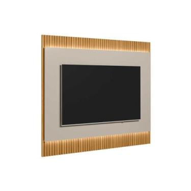 Imagem de Painel Home p/ TV até 70 Pol São Paulo 180x148cm Tauari/Off White Fosc