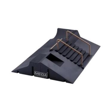 Imagem de Dedo skate skatepark mini rampa skate com rodas de metal dedo teck bri