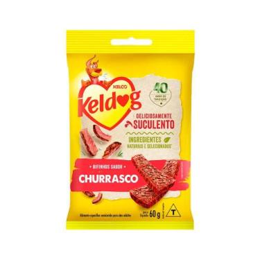 Imagem de Bifinho Keldog para Cães Adultos Sabor Churrasco 60g - Kelco