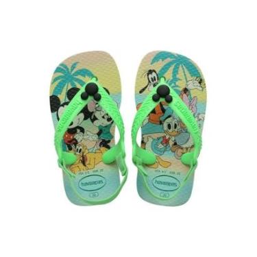 Imagem de Chinelo Havaianas Baby Disney Classics Turma do Mickey - VERDE- 25/26-Masculino