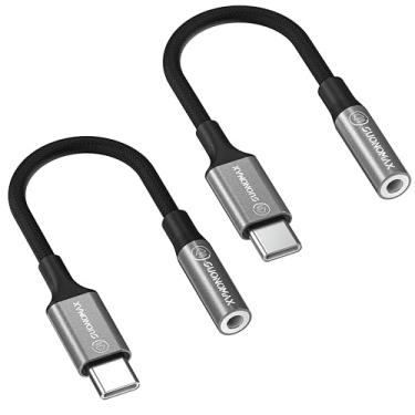 Imagem de Suonomax Cabo adaptador de áudio USB C para auxiliar de 3,5 mm tipo C para fone de ouvido com conector auxiliar Dongle 24bit/96kHz HiFi DAC compatível com iPhone 16 15 Pro Max/16 Plus, iPad, Galaxy