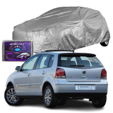 Imagem de Capa Para Cobrir Carro Polo Hatch 2001 a 2016 Impermeável com Forro Ce