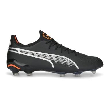 Imagem de PUMA Chuteira masculina King Ultimate Firm Ground/Ag Chuteiras de futebol com chuteiras, solo firme, grama - preto - tamanho 7,5 M