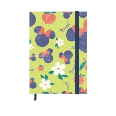 Imagem de MINICADERNO COM ELÁSTICO MINNIE - VERDE FLORES - CULTURAMA - 64FLS