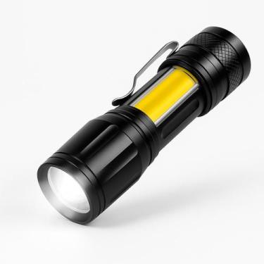 Imagem de Lanterna Tática Recarregável com LED Infravermelho, Zoom e Luz de Long